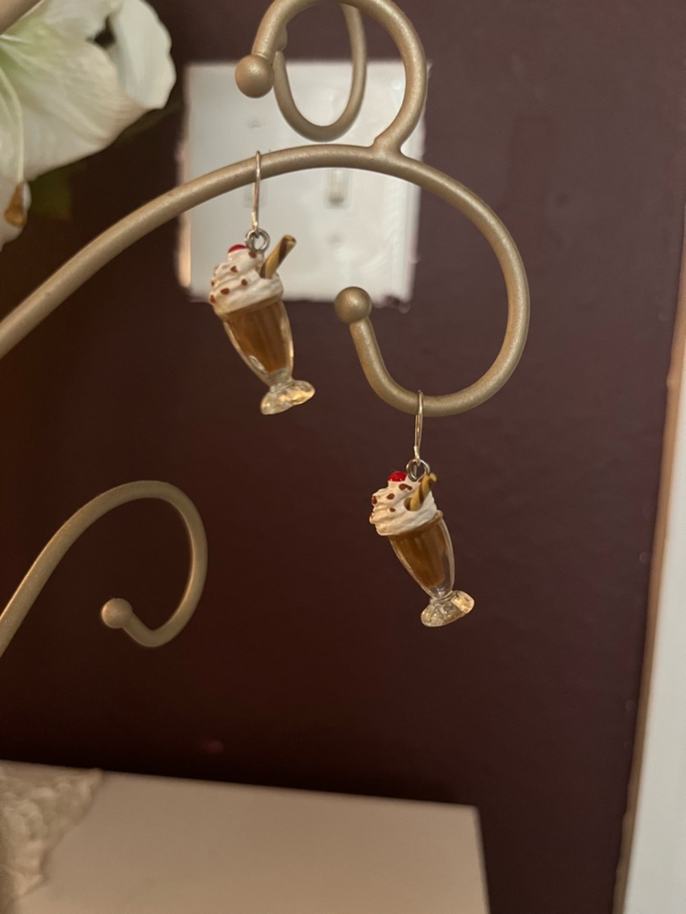 Milkshake Sundae Drop Earrings